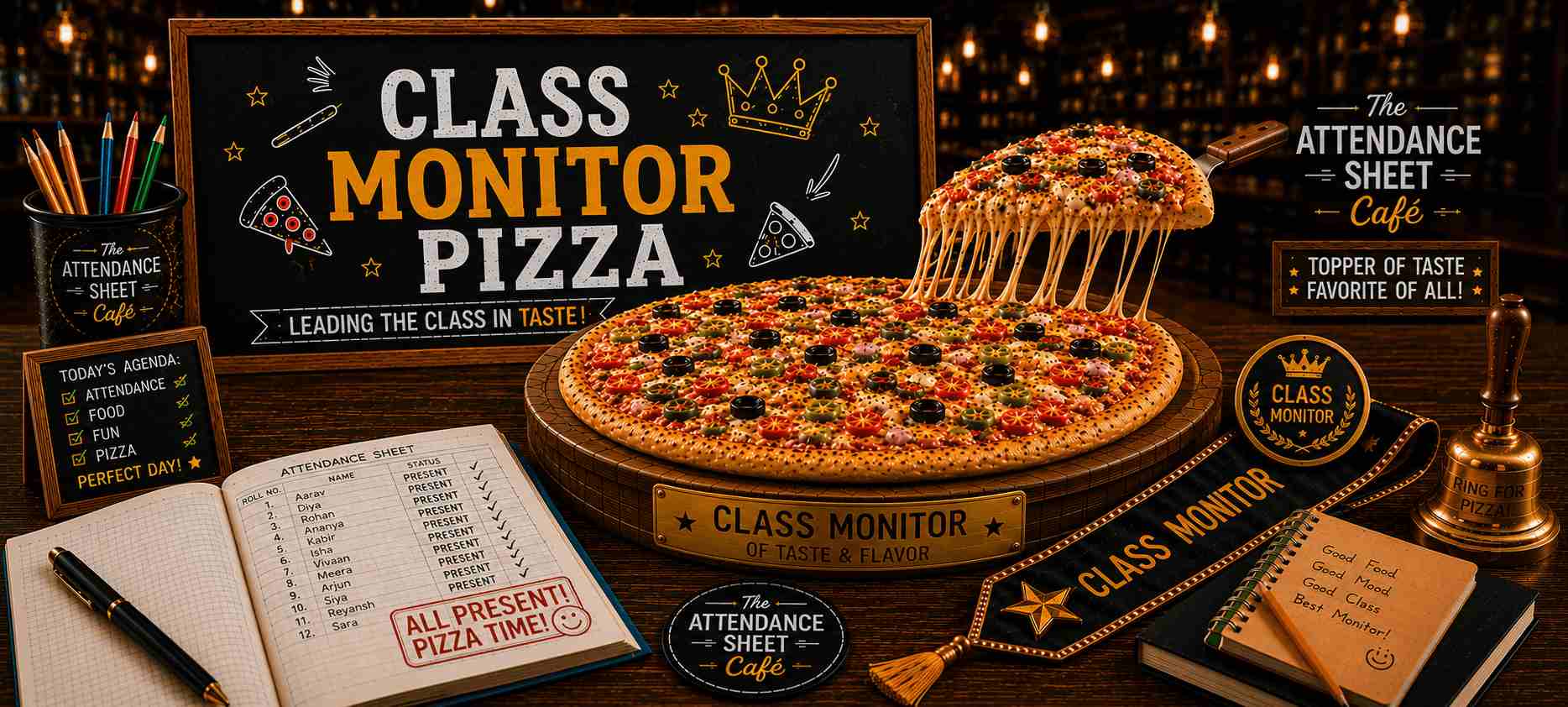 Class Monitor Pizza