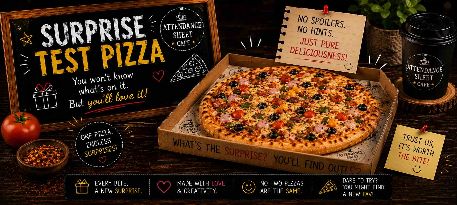 Surprise Test Pizza