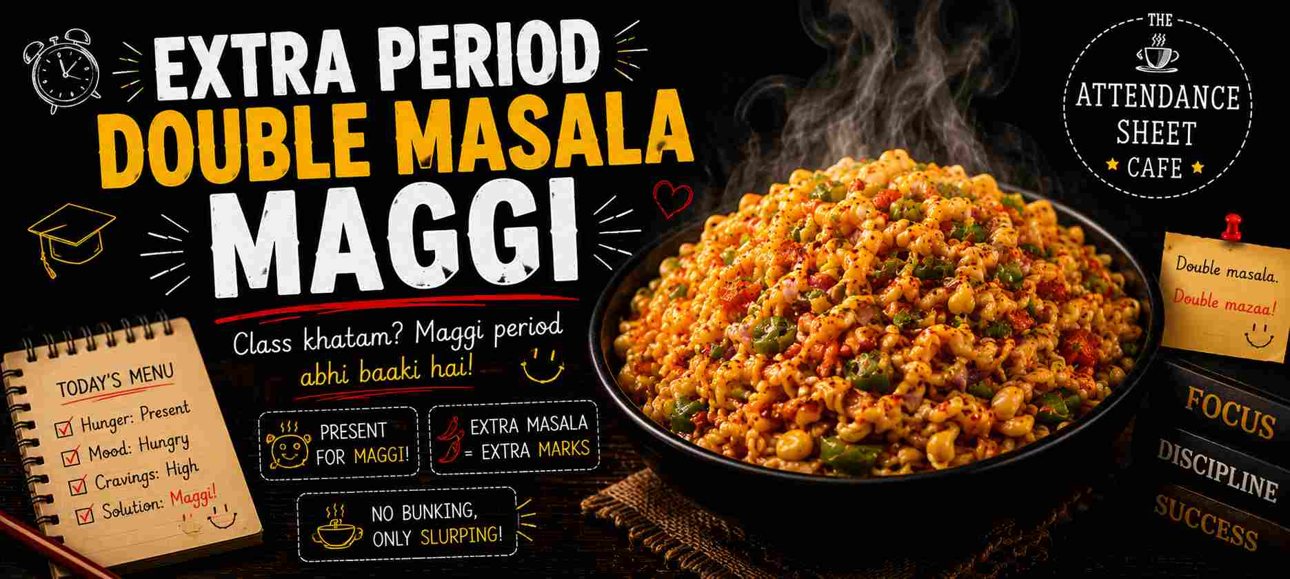 Extra Period Double Masala Maggi